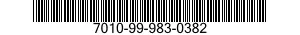 7010-99-983-0382  7010999830382 999830382