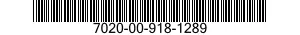 7020-00-918-1289  7020009181289 009181289