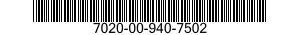 7020-00-940-7502  7020009407502 009407502