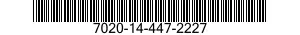 7020-14-447-2227 COMPUTER,ANALOG 7020144472227 144472227