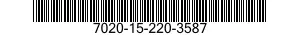 7020-15-220-3587 PERSONAL COMPUTER 7020152203587 152203587