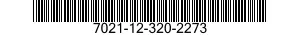7021-12-320-2273 COMPUTER SUBASSEMBLY 7021123202273 123202273
