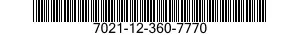 7021-12-360-7770 COMPUTER,DIGITAL 7021123607770 123607770