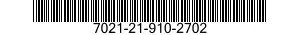 7021-21-910-2702 COMPUTER,MISSILE GUIDANCE 7021219102702 219102702