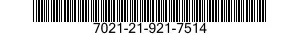 7021-21-921-7514 COMPUTER SUBASSEMBLY 7021219217514 219217514