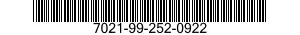 7021-99-252-0922 ELECTRONICS UNIT 7021992520922 992520922