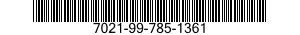 7021-99-785-1361  7021997851361 997851361