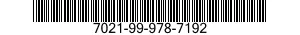 7021-99-978-7192 KEYBOARD,DATA ENTRY 7021999787192 999787192