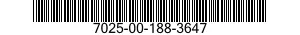 7025-00-188-3647  7025001883647 001883647
