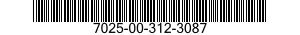 7025-00-312-3087  7025003123087 003123087