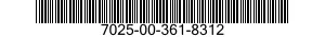 7025-00-361-8312  7025003618312 003618312