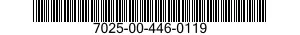 7025-00-446-0119  7025004460119 004460119