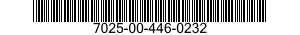 7025-00-446-0232  7025004460232 004460232