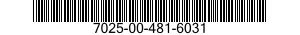 7025-00-481-6031  7025004816031 004816031