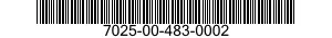 7025-00-483-0002  7025004830002 004830002