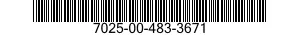 7025-00-483-3671  7025004833671 004833671