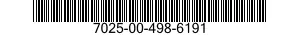 7025-00-498-6191  7025004986191 004986191