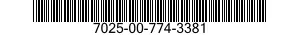 7025-00-774-3381  7025007743381 007743381