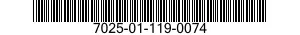 7025-01-119-0074 PRINTER,AUTOMATIC DATA PROCESSING 7025011190074 011190074