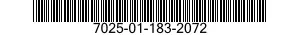 7025-01-183-2072  7025011832072 011832072