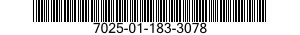 7025-01-183-3078 CONTROL PANEL 7025011833078 011833078