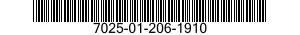 7025-01-206-1910 PRINTER,AUTOMATIC DATA PROCESSING 7025012061910 012061910