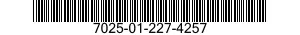 7025-01-227-4257 PLOTTER,RECTANGULAR COORDINATES 7025012274257 012274257
