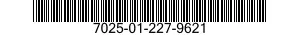 7025-01-227-9621 BAR CODE LABELING S 7025012279621 012279621