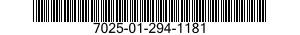 7025-01-294-1181 TERMINAL,DATA PROCESSING 7025012941181 012941181