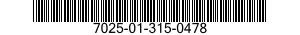 7025-01-315-0478 CONTROLLER,DISK 7025013150478 013150478