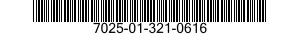 7025-01-321-0616  7025013210616 013210616