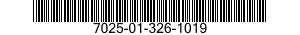 7025-01-326-1019 ROLLER,PRINTER,AUTOMATIC DATA PROCESSING 7025013261019 013261019