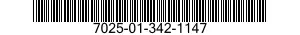 7025-01-342-1147 CONSOLE,REMOTE INQUIRE,DIGITAL COMPUTER 7025013421147 013421147
