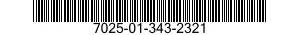 7025-01-343-2321 PRINTER SUBASSEMBLY 7025013432321 013432321