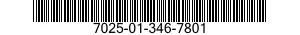 7025-01-346-7801 PRINTER SUBASSEMBLY 7025013467801 013467801
