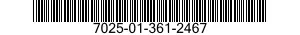 7025-01-361-2467 PRINTER,AUTOMATIC DATA PROCESSING 7025013612467 013612467