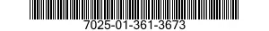 7025-01-361-3673 DISPLAY UNIT 7025013613673 013613673