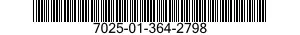 7025-01-364-2798 PRINTER SUBASSEMBLY 7025013642798 013642798
