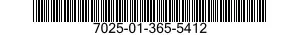 7025-01-365-5412 TERMINAL,DATA PROCESSING 7025013655412 013655412