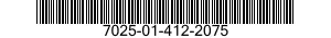 7025-01-412-2075 PRINTER SUBASSEMBLY 7025014122075 014122075