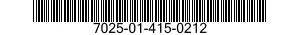 7025-01-415-0212 OPTICAL READER,DATA ENTRY 7025014150212 014150212