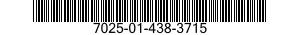 7025-01-438-3715 PRINTER SUBASSEMBLY 7025014383715 014383715