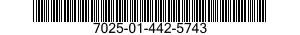 7025-01-442-5743 OPTICAL READER,DATA ENTRY 7025014425743 014425743