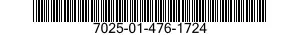 7025-01-476-1724 OPTICAL READER,DATA ENTRY 7025014761724 014761724