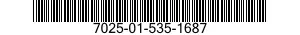 7025-01-535-1687 PRINTER,AUTOMATIC DATA PROCESSING 7025015351687 015351687