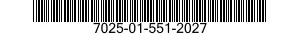 7025-01-551-2027 MEMORY UNIT,DATA STORAGE 7025015512027 015512027