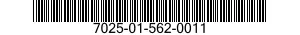 7025-01-562-0011 PRINTER SUBASSEMBLY 7025015620011 015620011