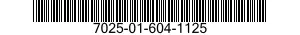 7025-01-604-1125 DISPLAY UNIT 7025016041125 016041125