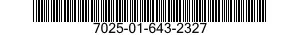7025-01-643-2327 INTERFACE UNIT,AUTOMATIC DATA PROCESSING 7025016432327 016432327