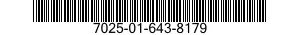 7025-01-643-8179 INTERFACE UNIT,AUTOMATIC DATA PROCESSING 7025016438179 016438179